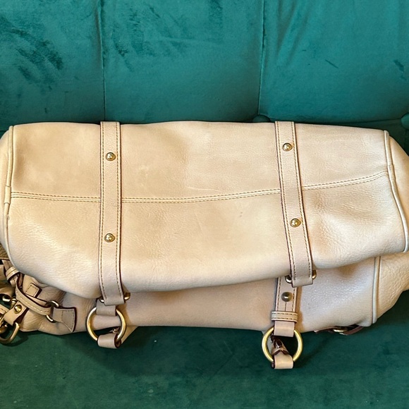 Dooney & Bourke Florentine large leather satchel Oyster color - Picture 7 of 17